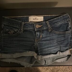 Hollister Dark Wash Denim Shorts